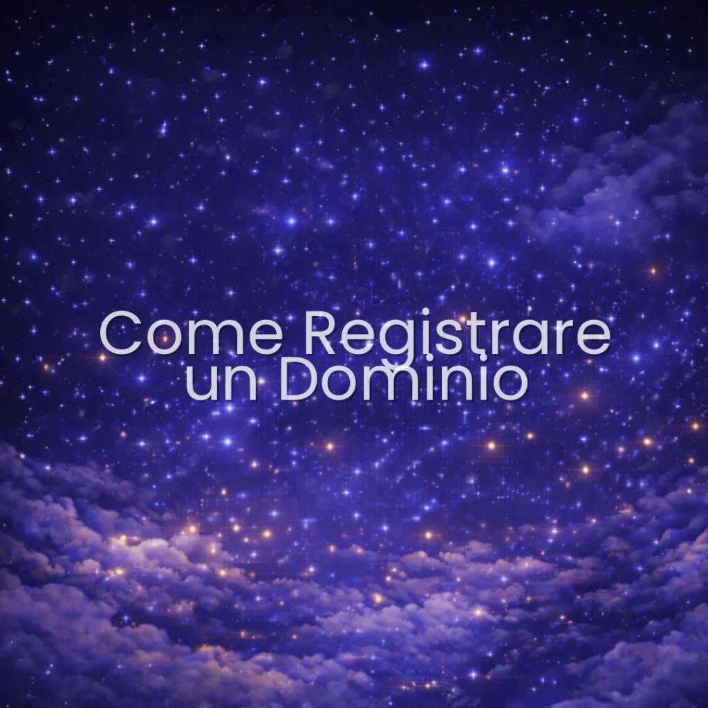 Come Registrare un Dominio