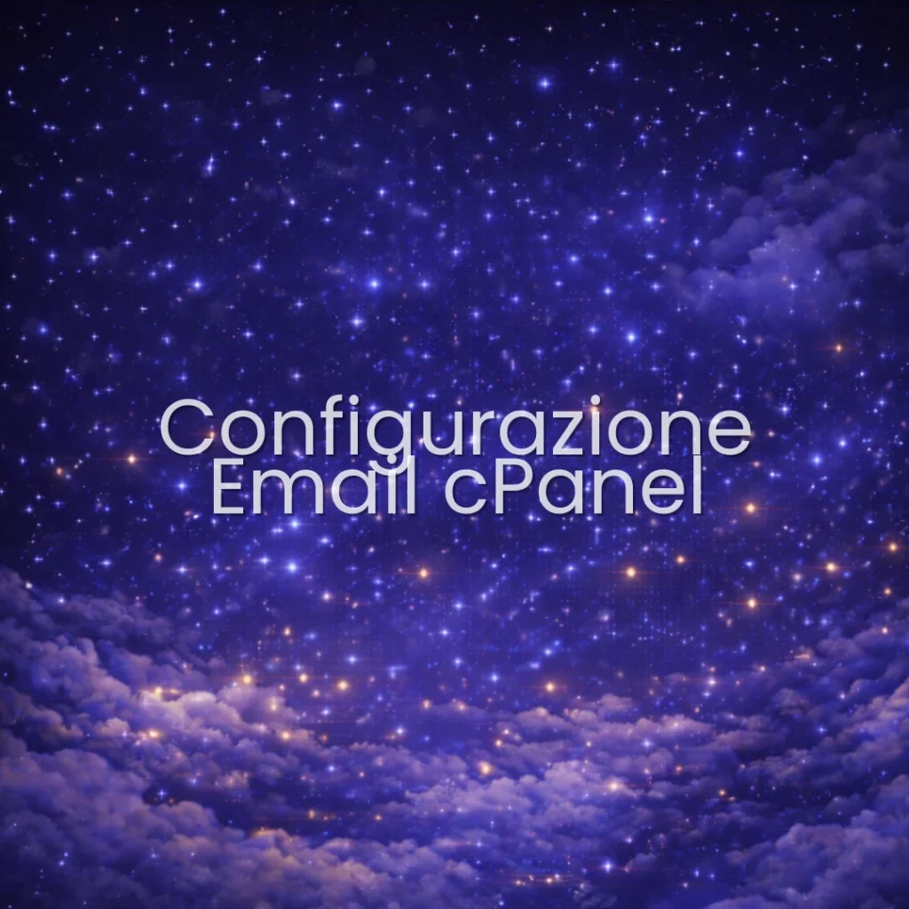 Configurazione Email cPanel