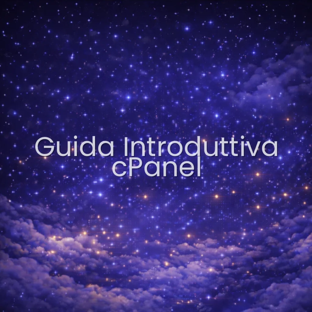 Guida Introduttiva cPanel