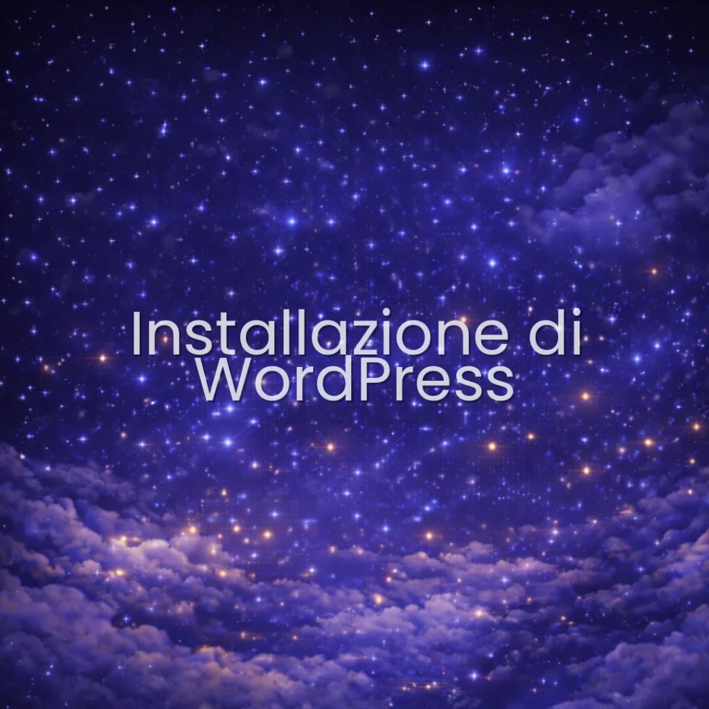Installazione di WordPress