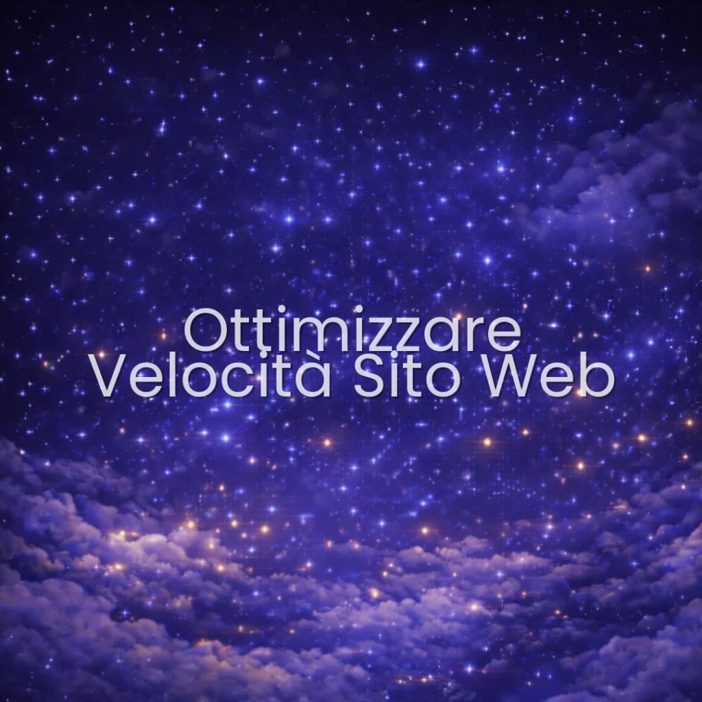 Ottimizzare Velocità Sito Web